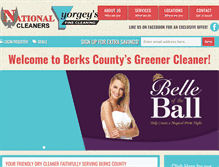 Tablet Screenshot of nationalcleaners.com